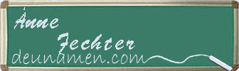 Änne Fechter Visitenkarte